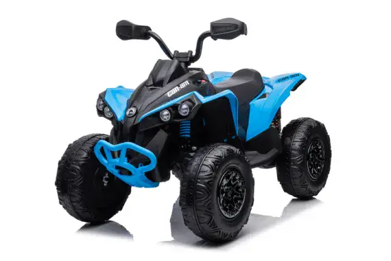 24V Kids Electric Ride On Quad - Can-Am Maverick - BLUE