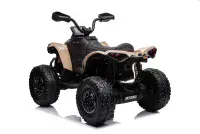 24V Kids Electric Ride On Quad - Can-Am Maverick - KHAKI