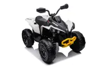 24V Kids Electric Ride On Quad - Can-Am Maverick - WHITE