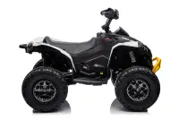 24V Kids Electric Ride On Quad - Can-Am Maverick - WHITE