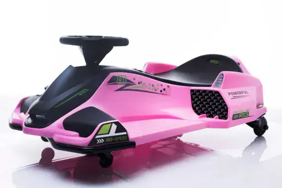24V Kids Ride on Drift Kart - Zippy Zoom - PINK