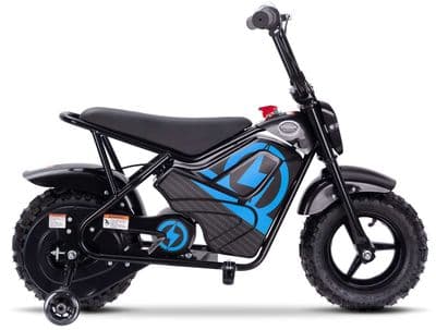 250w Kids Electric Ride On Monkey Bike - BLUE