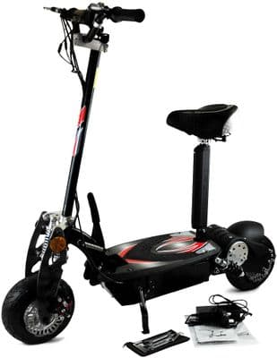 800w Zipper Electric Scooter - With Suspension - BLACK