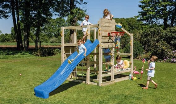 Blue Rabbit Crossfit - Climbing Frame with 3m slide
