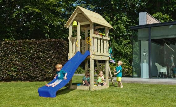 Blue Rabbit Kiosk with slide - 150cm Platform