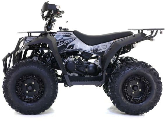 Commander 200 Adults Quad Bike - BLACK