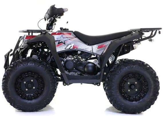 Commander 200 Adults Quad Bike - WHITE