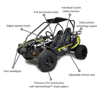 Hammerhead™ 150GTS Off Road Buggy - BLACK