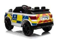 Kids 12V  Police 4×4 SUV Electric Ride-on Car - WHITE