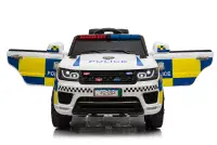 Kids 12V  Police 4×4 SUV Electric Ride-on Car - WHITE