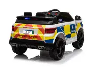 Kids 12V  Police 4×4 SUV Electric Ride-on Car - WHITE