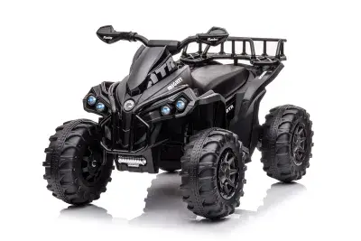 Kids 12V Ride on Electric Quad Bike - BLACK