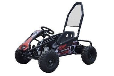 Kids Electric Go Kart - 1000w Mud Monster - BLACK