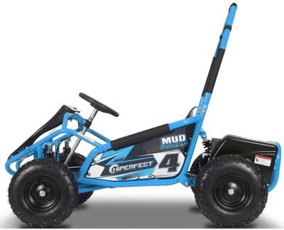 Kids Petrol Go Kart - 100cc Mud Monster - BLUE
