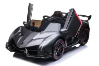 Lamborghini Veneno 24v Kids Electric Ride-on Car - GREY