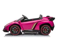 Lamborghini Veneno 24v Kids Electric Ride-on Car - PINK