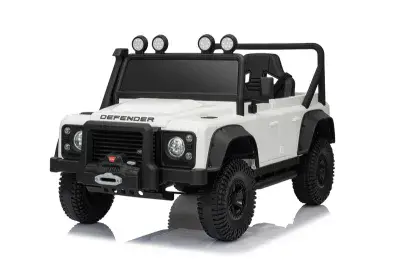 Land Rover Defender 24V Kids Electric Ride-On  - WHITE