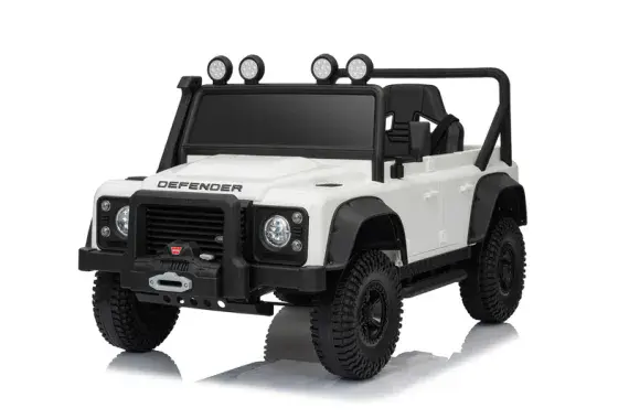 Land Rover Defender 24V Kids Electric Ride-On  - WHITE