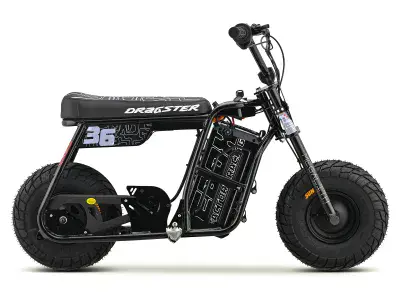 STOMP Dragster  -  Electric Pit Bike - BLACK