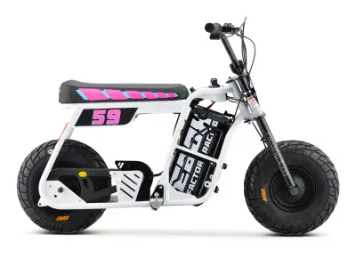 STOMP Dragster  -  Electric Pit Bike - PINK/WHITE