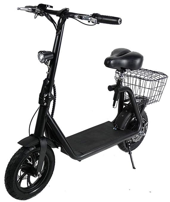Zipper M6 -  350W Electric Scooter - BLACK