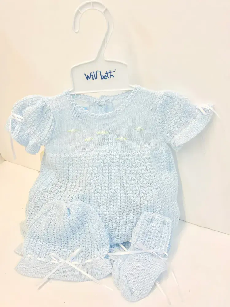 Bailey Boys Racquet Club Knit Infant Bubble