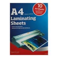 10 x A4 Laminating Pouches Laminate Sheets Waterproof Maps Badges Menu Tag Legal