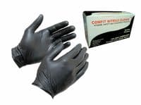 100 Black Nitrile Disposable Gloves Powder Latex Free Tattoo Mechanic Large