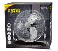18" Inch High Velocity Fan Metal 3 Speed Free Standing Electric Home Office Gym