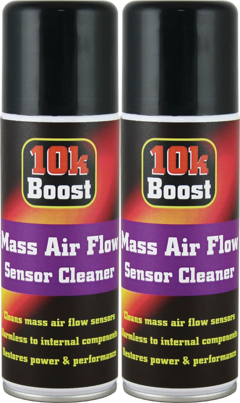 2 x MASS AIR FLOW MAF SENSOR CLEANER SPRAY 10KBOOST RESTORES PERFORMANCE 200ML