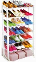 21 PAIRS SHOE RACK 7 TIER ORGANISER STAND HOME SIMPLE FREE STANDING