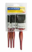 5 PACK PAINT BRUSH FINE BRUSHES SET ADVANCED BRISTLES DECORATING DIY PAINTING