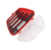 5 Pc Screw Extractor Set Broken Bolt Stud Removal