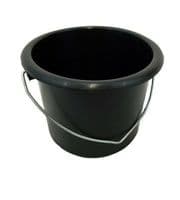 5L LITRE PLASTIC PAINT KETTLES BLACK BUCKETS TUBS DIY SUPPLIES PAINTING HANDLE