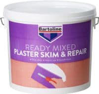 BARTOLINE PLASTER SKIM AND REPAIR READY MIXED FOR INTERIOR WALLS AND CEILINGS 5L