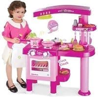 CHILDREN KIDS KITCHEN COOKING PRETEND GIRLS COOKER PLAY SET GIFT PORTABLE SUPER