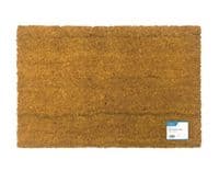 Door Mat 60x40cm Indoor Outdoor Entrance Floor Plain Coir Non Slip