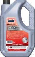 GRANVILLE RAPID COOL RED LONGLIFE CAR ANTIFREEZE & COOLANT CONCENTRATE 5L LITRE