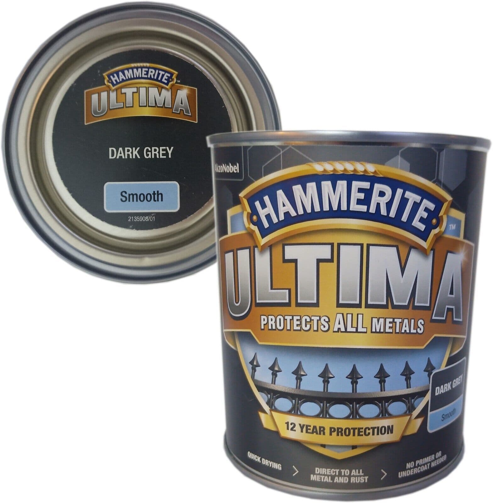 Dark Grey Hammerite Spray Paint Hammerite Ultima Metal Paint 750ml