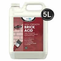 HIGH STRENGTH BRICK ACID BASED CLEANER REMOVING CEMENT, MORTAR SPLASHES TILES 5L