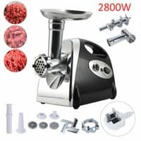 MEAT GRINDER MINCER SAUSAGE MAKER FILLER HOME MINCING MACHINE 2800W ELECTRIC