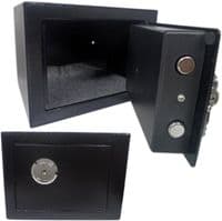 Mechanical Safe Security Box Metal Secure Key Locking Bolt Wall Home Office