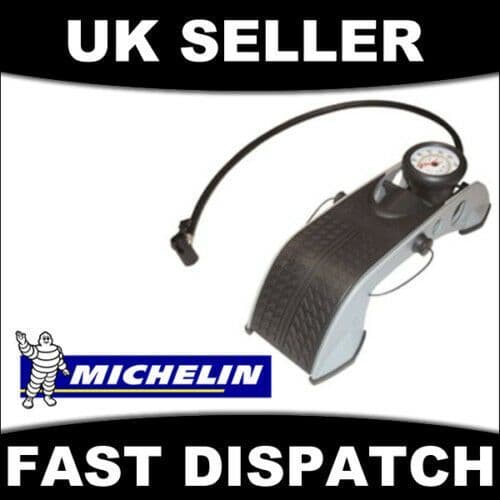 MICHELIN SINGLE BARREL FOOT PUMP TYRE INFLATOR 12200