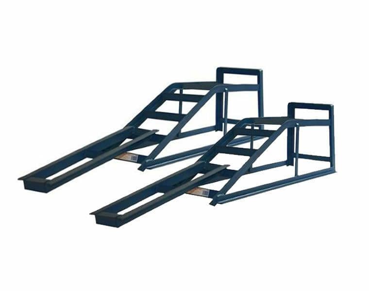 2 Ton Ramp PAIR OF 2 TON TONNE METAL CAR VAN RAMPS LIFTING WITH LOW CLEARENCE ...