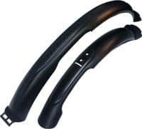 PAIR OF 26 MUDGUARDS FRONT & REAR MOUNTAIN MTB BIKE/BICYCLE MUD GUARDS SET