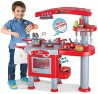 Plastic Children Kids Kitchen Cooking Toy Portable Cooker Play Set Gift