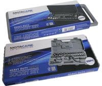 SOCKET SET HEAVY DUTY 40 25 PCE 1/4" 1/2" DRIVE WRENCH TOOL RATCHET SPARK METRIC