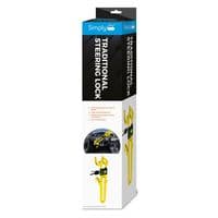Steering Lock Twin Hook Design Anti-Theft Car Van Security Universal Safety
