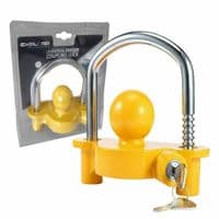 TRAILER HITCH LOCK SAFETY HIGH SECURITY TOW BALL UNIVERSAL COUPLING CARAVAN