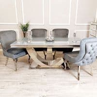 Aven Glass Dining Set